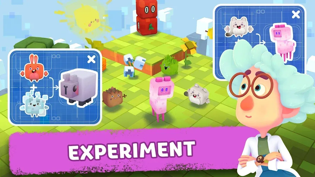 Cutie Cubies — скачать мод: Много монет и все уровни открыты — скриншот 4