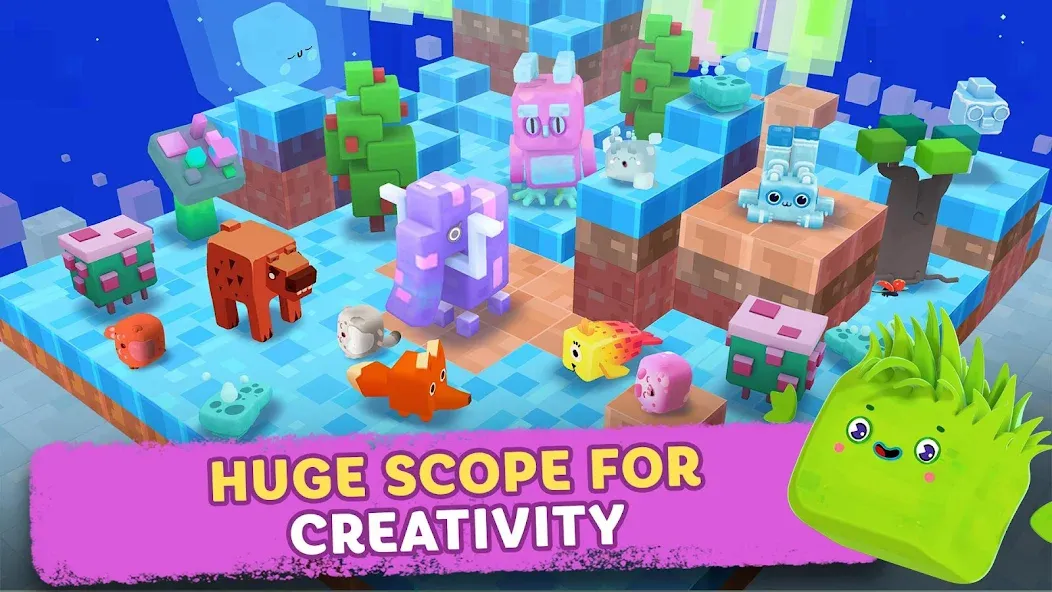 Cutie Cubies — скачать мод: Много монет и все уровни открыты — скриншот 5