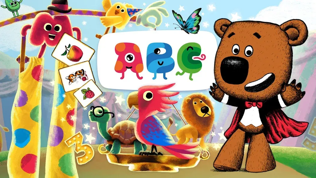 Be-be-bears: Early Learning (Мод: Безлимитные монеты и всё открыто) — скачать на Андроид — скриншот 1