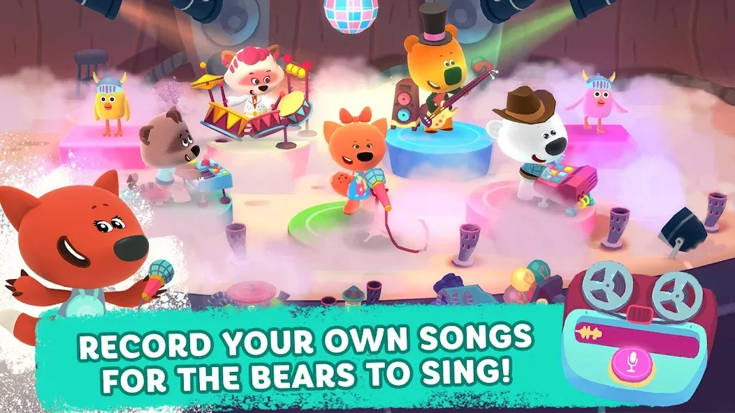 Rhythm and Bears (Мод: Безлимитные монеты и разблокированы все песни) — скачать на Андроид — скриншот 5
