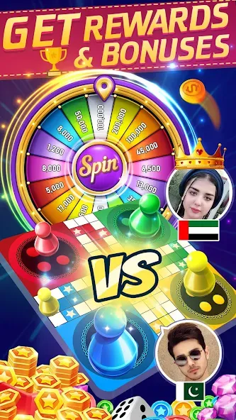 Мод Online Ludo Game Multiplayer — Много игроков и бесконечные победы, скачать APK — скриншот 3