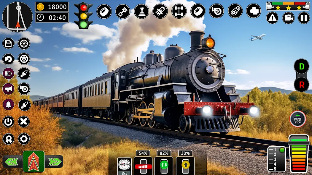 City Train Games Driver Sim 3D — последняя версия с модом (Безлимитные деньги и все поезда открыты) — скриншот 3 City Train Games Driver Sim 3D — последняя версия с модом (Безлимитные деньги и все поезда открыты) — скриншот 3