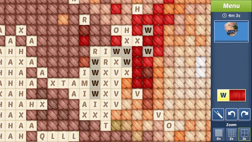 Cross-Stitch World бесплатно на Андроид — мод: Безлимитные нитки и открыты все узоры — скриншот 2