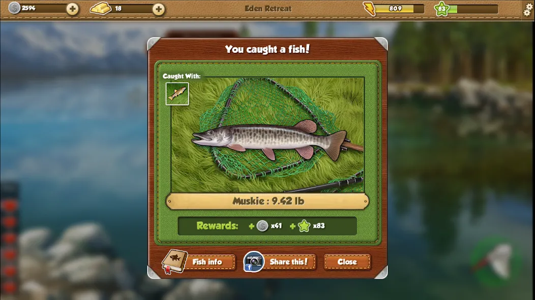Мод Fishing World — Безлимитные деньги и ресурсы, скачать APK — скриншот 2 Мод Fishing World — Безлимитные деньги и ресурсы, скачать APK — скриншот 2