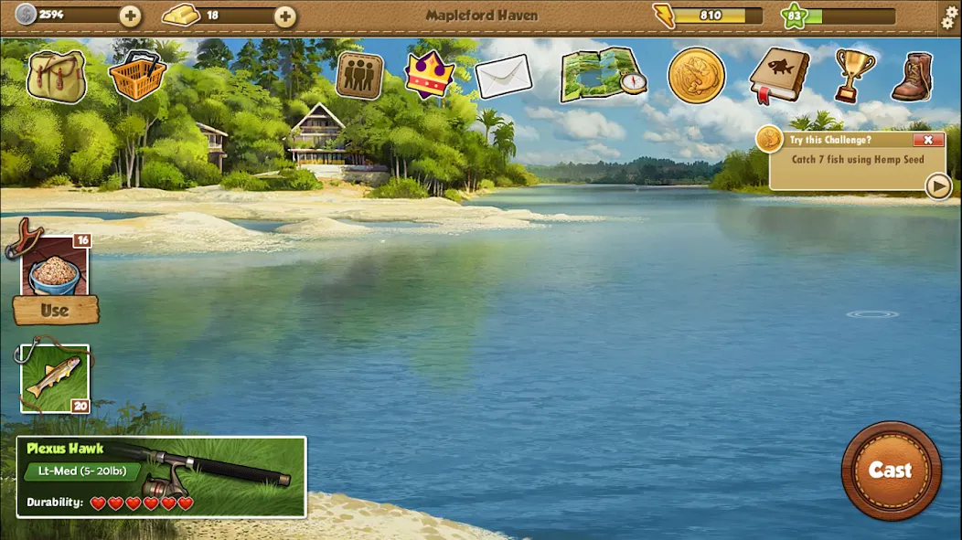Мод Fishing World — Безлимитные деньги и ресурсы, скачать APK — скриншот 5 Мод Fishing World — Безлимитные деньги и ресурсы, скачать APK — скриншот 5