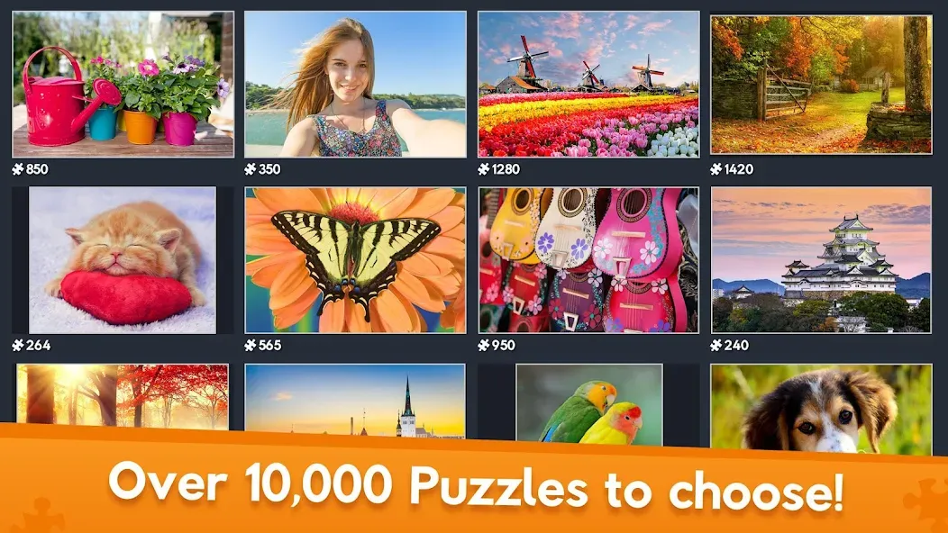 Jigsaw World взлом APK — Безлимитные подсказки и все пазлы открыты — скриншот 2 Jigsaw World взлом APK — Безлимитные подсказки и все пазлы открыты — скриншот 2