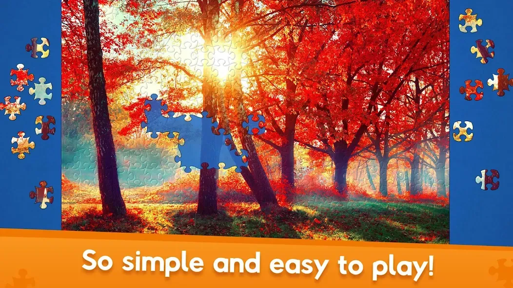 Jigsaw World взлом APK — Безлимитные подсказки и все пазлы открыты — скриншот 3 Jigsaw World взлом APK — Безлимитные подсказки и все пазлы открыты — скриншот 3
