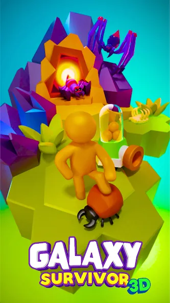 Galaxy Survivor 3D: Back Home взломанный APK — Безлимитные ресурсы и оружие — скриншот 1