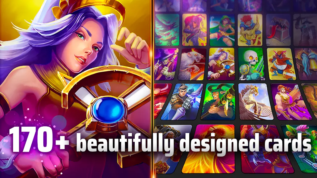 Black Deck - Card Battle CCG MOD APK скачать на Андроид — Много денег и все карты открыты — скриншот 5 Black Deck - Card Battle CCG MOD APK скачать на Андроид — Много денег и все карты открыты — скриншот 5