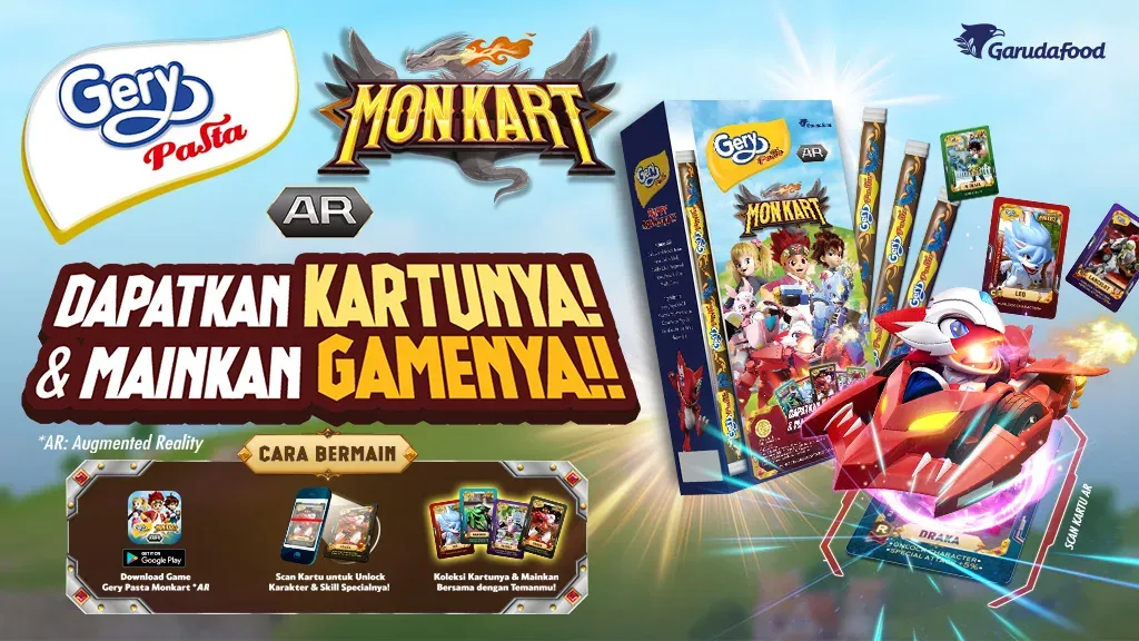 Gery Pasta Monkart AR MOD APK скачать на Андроид — Без рекламы и много монет — скриншот 1