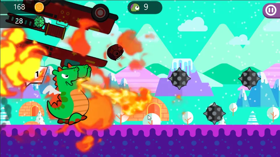 Monster Run: Jump Or Die MOD APK скачать на Андроид — Бесконечные жизни и монеты — скриншот 1