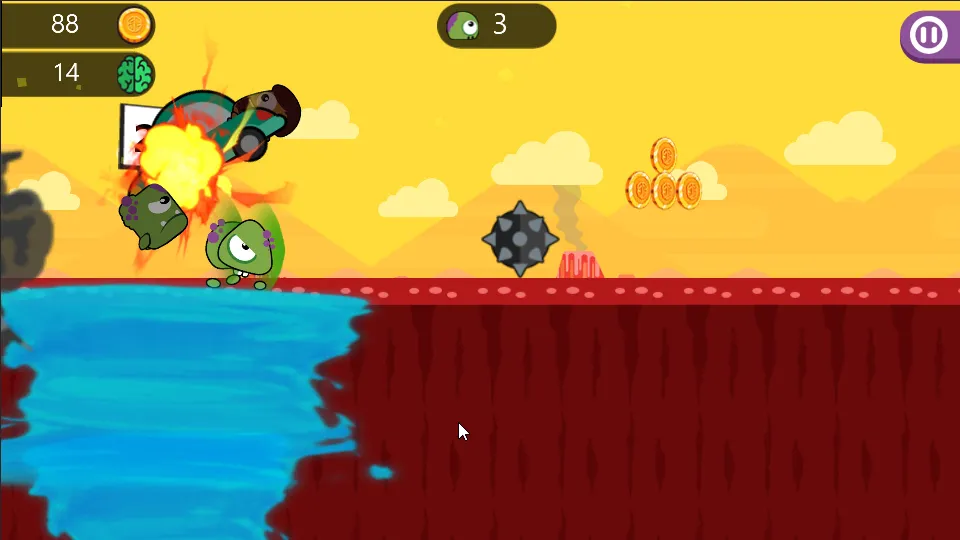 Monster Run: Jump Or Die MOD APK скачать на Андроид — Бесконечные жизни и монеты — скриншот 4