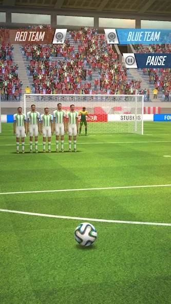 Strike Football Game FreeKick на телефон — скачать мод: Безлимитные деньги и все мячи открыты — скриншот 2 Strike Football Game FreeKick на телефон — скачать мод: Безлимитные деньги и все мячи открыты — скриншот 2