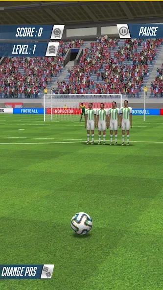 Strike Football Game FreeKick на телефон — скачать мод: Безлимитные деньги и все мячи открыты — скриншот 3 Strike Football Game FreeKick на телефон — скачать мод: Безлимитные деньги и все мячи открыты — скриншот 3