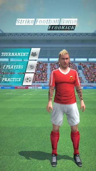 Strike Football Game FreeKick на телефон — скачать мод: Безлимитные деньги и все мячи открыты — скриншот 4 Strike Football Game FreeKick на телефон — скачать мод: Безлимитные деньги и все мячи открыты — скриншот 4