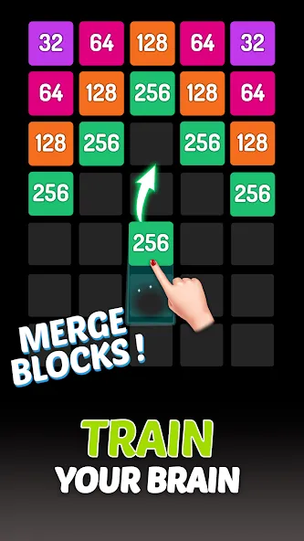 X2 Blocks - 2048 Number Game MOD APK: Без рекламы и бесконечные ходы — скриншот 2 X2 Blocks - 2048 Number Game MOD APK: Без рекламы и бесконечные ходы — скриншот 2