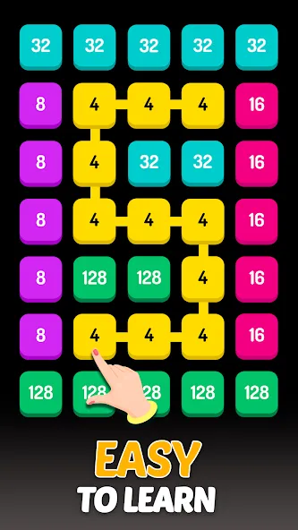 2248 - Numbers Game 2048 — взломанная версия, Без рекламы и бесконечные бустеры — скриншот 3