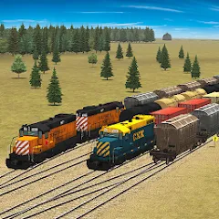 Скачать Train and rail yard simulator последней версии — Улучшенное управление железнодорожным депо