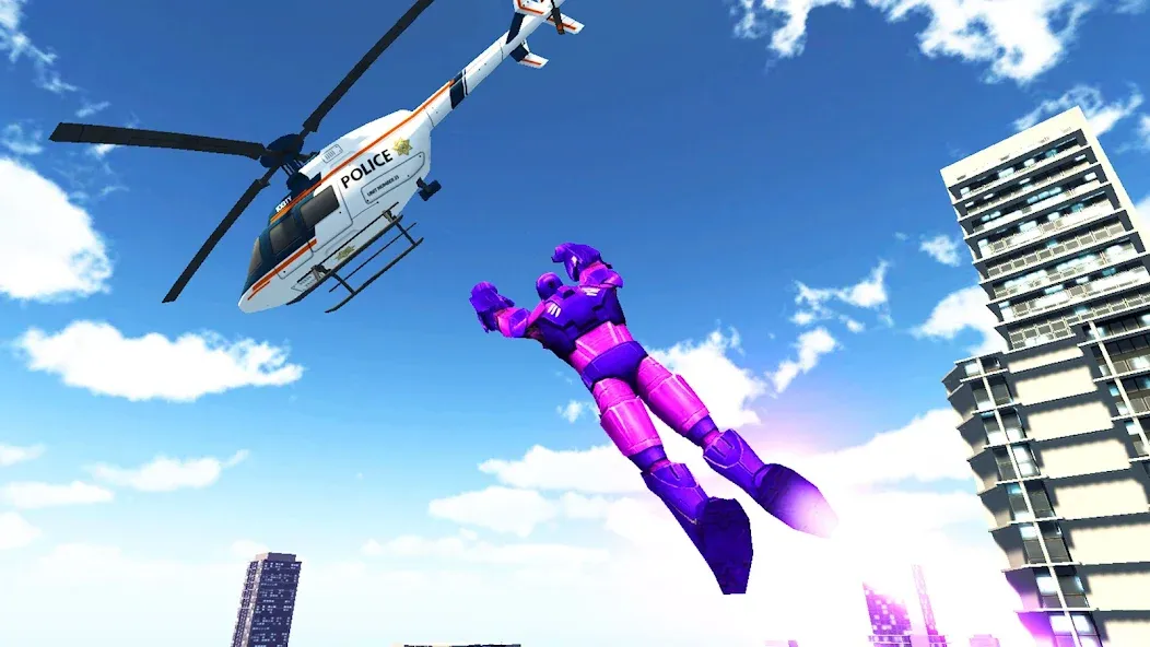Мод Super city hero:Iron Hero War — Безлимитные деньги и алмазы, скачать APK — скриншот 1