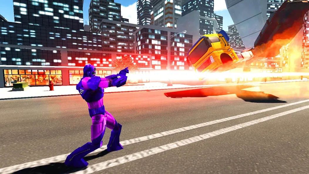 Мод Super city hero:Iron Hero War — Безлимитные деньги и алмазы, скачать APK — скриншот 5