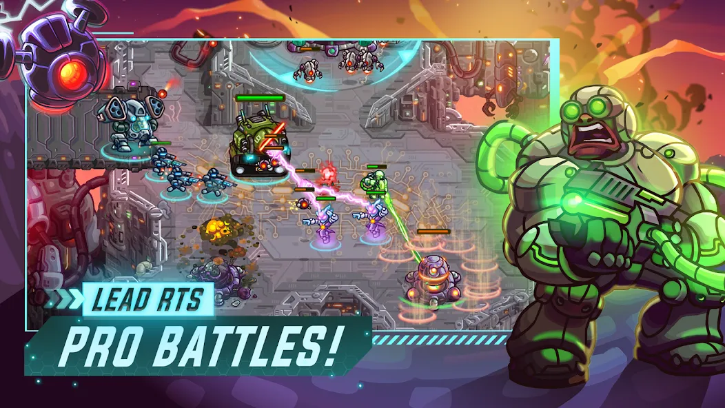 Iron Marines Offline Strategy MOD APK скачать на Андроид — Безлимитные ресурсы и все уровни открыты — скриншот 4 Iron Marines Offline Strategy MOD APK скачать на Андроид — Безлимитные ресурсы и все уровни открыты — скриншот 4