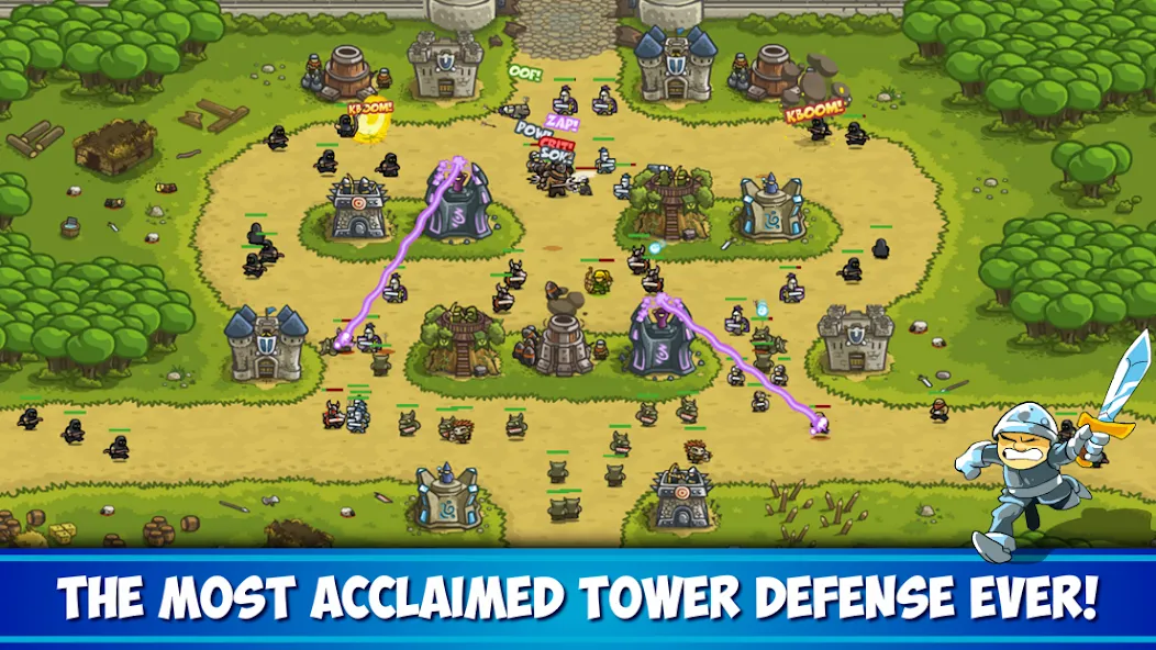 Kingdom Rush Tower Defense TD мод на Андроид: Безлимитные деньги и все башни открыты — скриншот 1 Kingdom Rush Tower Defense TD мод на Андроид: Безлимитные деньги и все башни открыты — скриншот 1