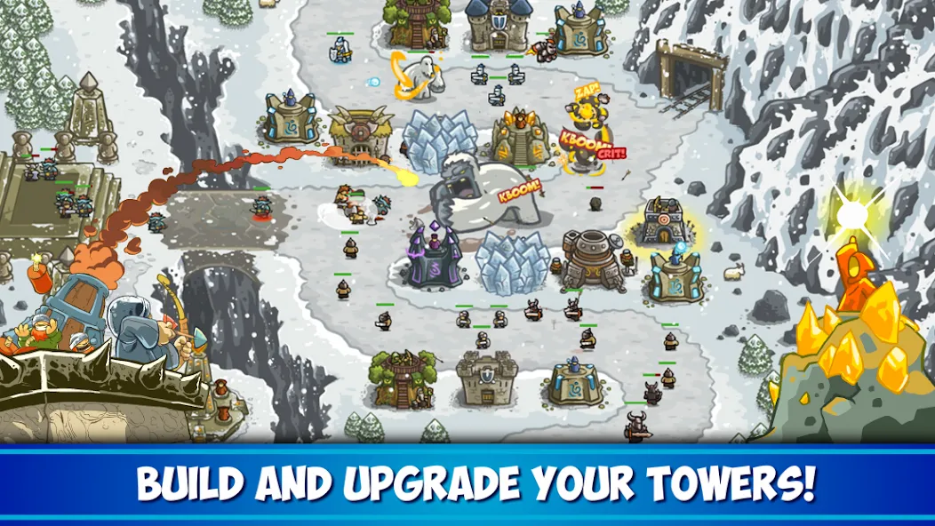 Kingdom Rush Tower Defense TD мод на Андроид: Безлимитные деньги и все башни открыты — скриншот 2 Kingdom Rush Tower Defense TD мод на Андроид: Безлимитные деньги и все башни открыты — скриншот 2