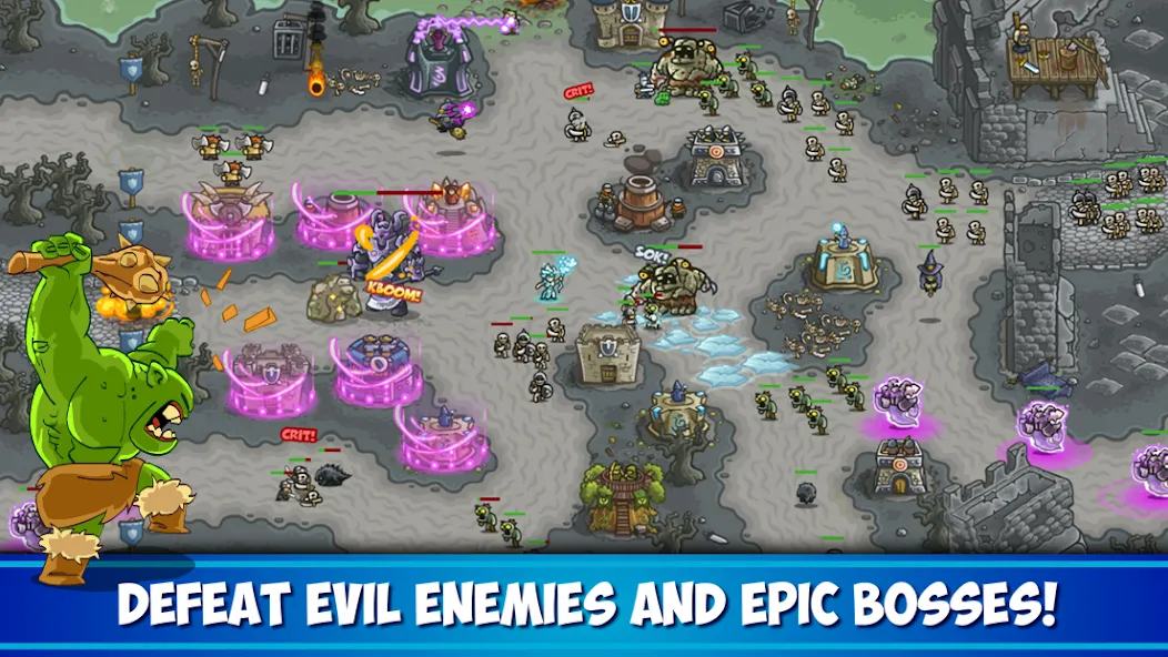Kingdom Rush Tower Defense TD мод на Андроид: Безлимитные деньги и все башни открыты — скриншот 4 Kingdom Rush Tower Defense TD мод на Андроид: Безлимитные деньги и все башни открыты — скриншот 4