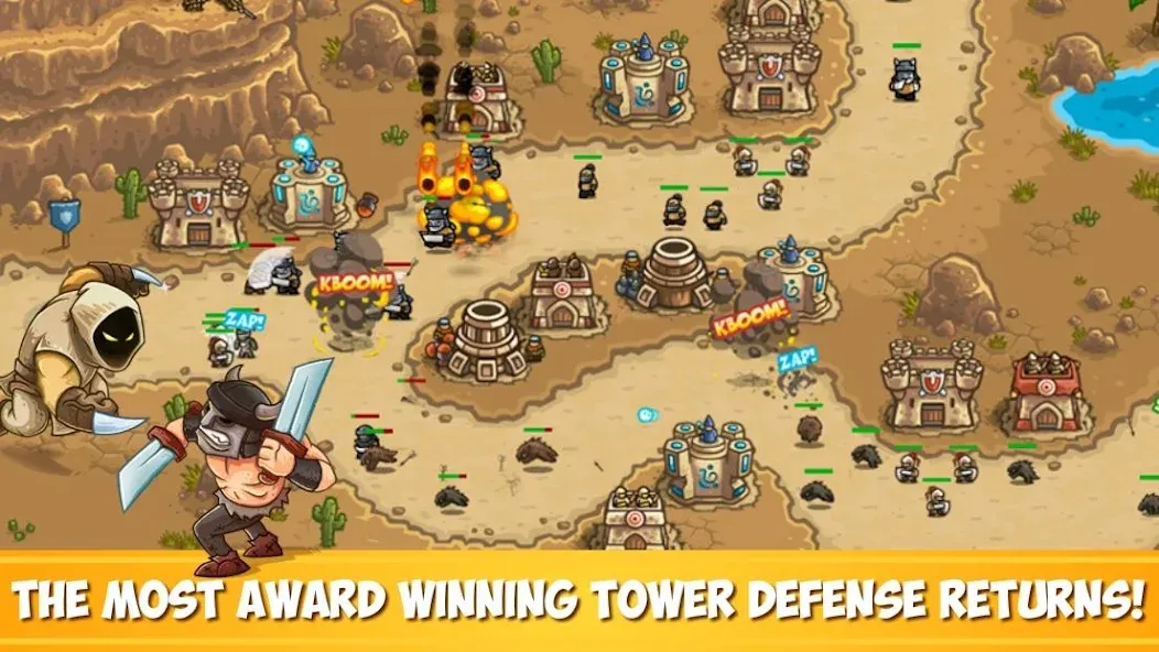 Скачать Kingdom Rush Frontiers TD Mod APK — Безлимитные деньги и герои — скриншот 1 Скачать Kingdom Rush Frontiers TD Mod APK — Безлимитные деньги и герои — скриншот 1