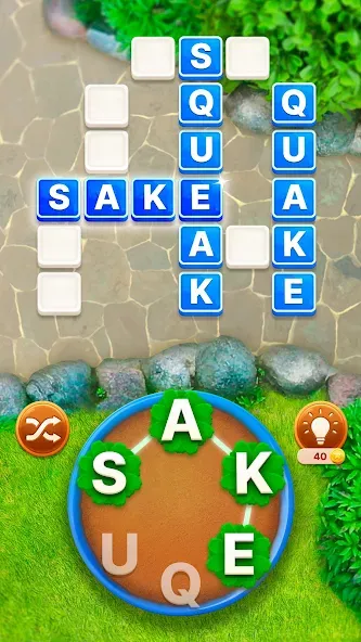 Word Garden : Crosswords — Без рекламы и подсказки доступны, скачать мод APK — скриншот 3
