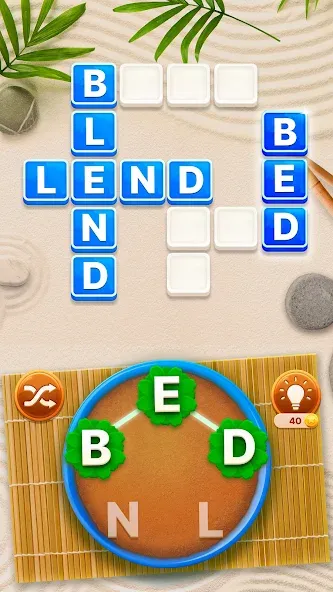 Word Garden : Crosswords — Без рекламы и подсказки доступны, скачать мод APK — скриншот 4