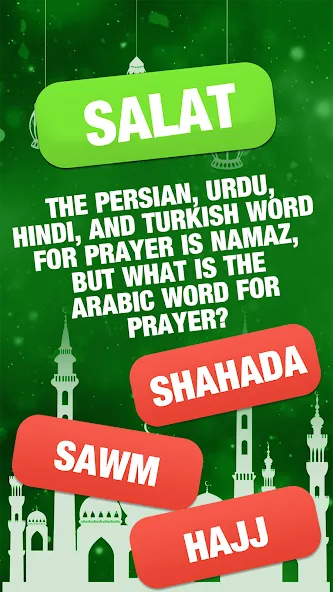 Islamic General Knowledge Quiz мод на Андроид: Открыты все вопросы и подсказки — скриншот 4 Islamic General Knowledge Quiz мод на Андроид: Открыты все вопросы и подсказки — скриншот 4