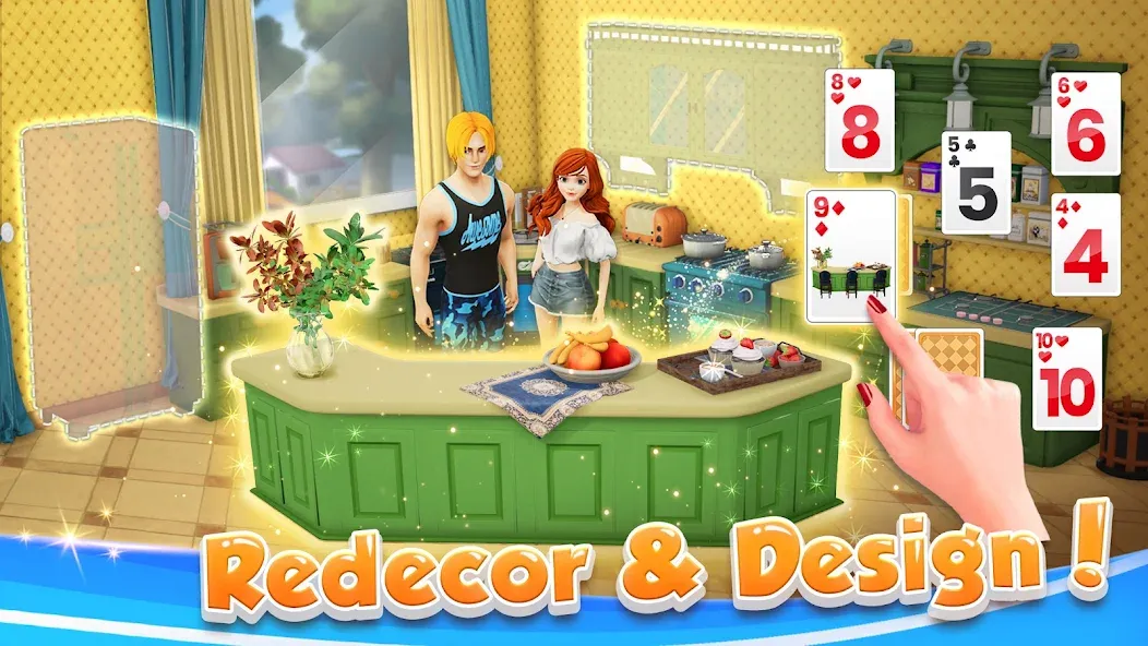 Скачать Solitaire Home Design мод — Безлимитные монеты и все уровни открыты — скриншот 3 Скачать Solitaire Home Design мод — Безлимитные монеты и все уровни открыты — скриншот 3