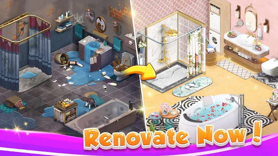 Скачать Solitaire Home Design мод — Безлимитные монеты и все уровни открыты — скриншот 4 Скачать Solitaire Home Design мод — Безлимитные монеты и все уровни открыты — скриншот 4
