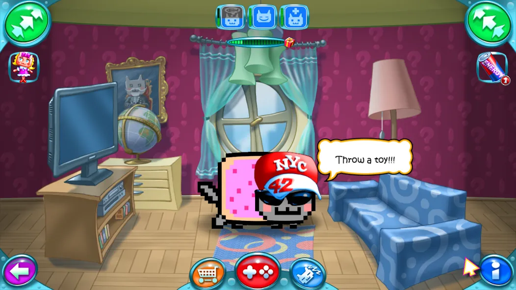 Nyan Cat: Lost In Space MOD APK скачать на Андроид — Безлимитные монеты и все бонусы — скриншот 2