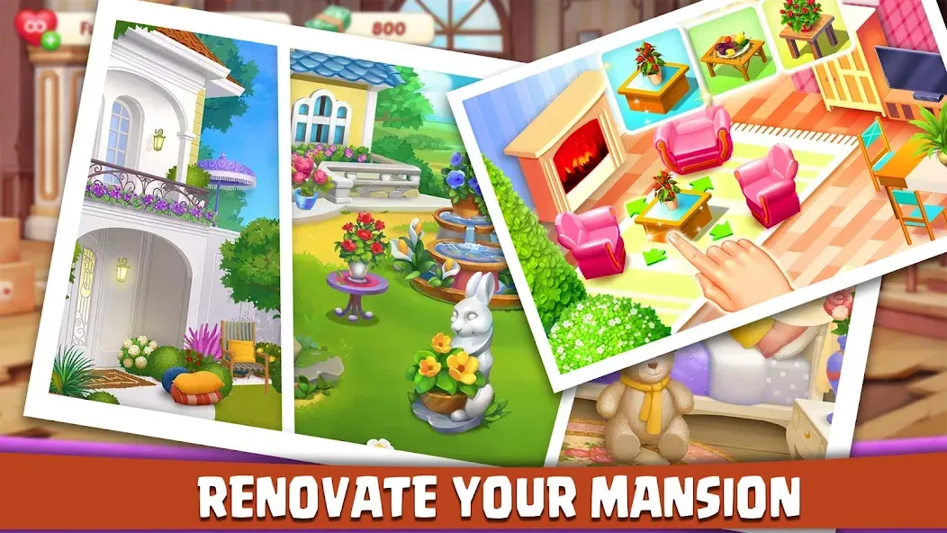 House Design: Redecor Makeover на телефон — скачать мод: Безлимитные деньги и открыты все уровни — скриншот 5