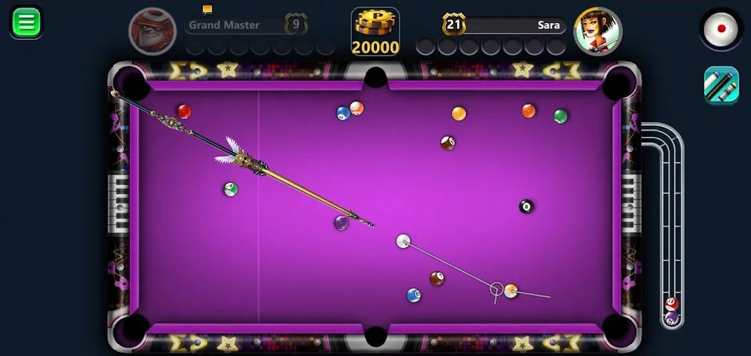 8 Ball Magic — взломанная версия, Безлимитные монеты и разблокированные столы — скриншот 4 8 Ball Magic — взломанная версия, Безлимитные монеты и разблокированные столы — скриншот 4