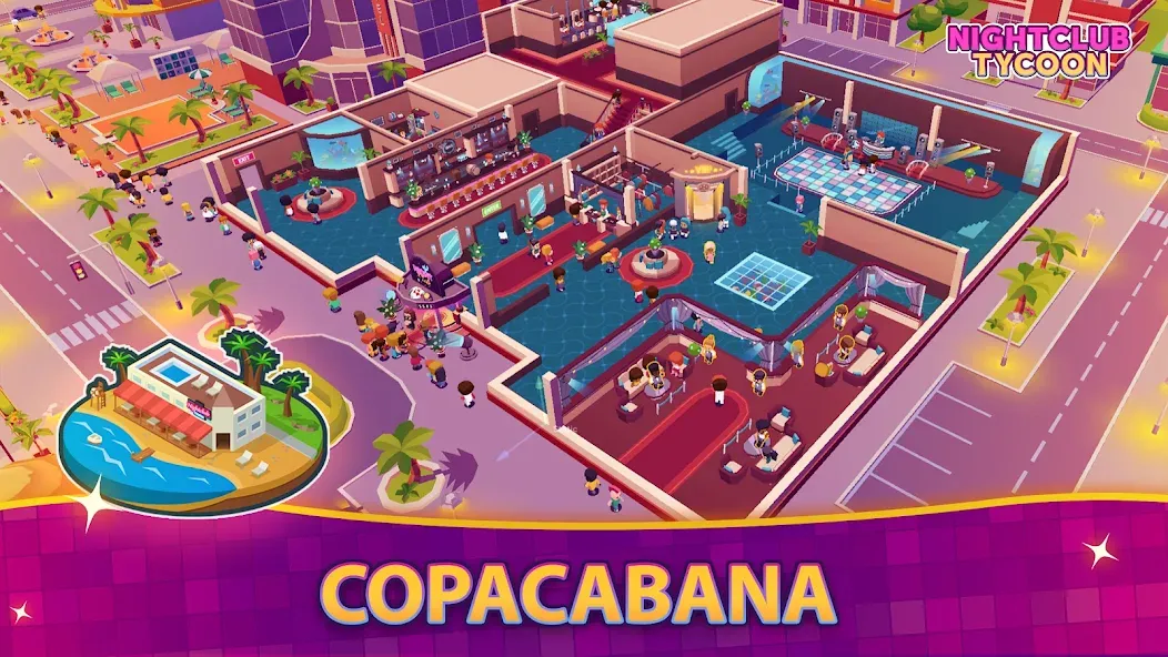 Nightclub Tycoon: Idle Empire на телефон — скачать мод: Безлимитные деньги и энергия — скриншот 4 Nightclub Tycoon: Idle Empire на телефон — скачать мод: Безлимитные деньги и энергия — скриншот 4