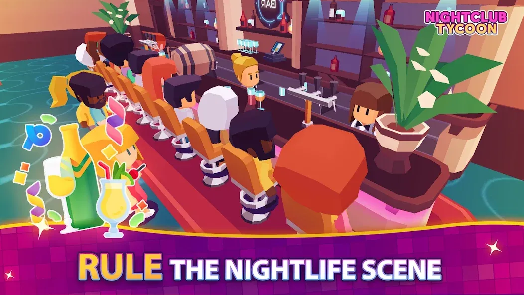 Nightclub Tycoon: Idle Empire на телефон — скачать мод: Безлимитные деньги и энергия — скриншот 5 Nightclub Tycoon: Idle Empire на телефон — скачать мод: Безлимитные деньги и энергия — скриншот 5