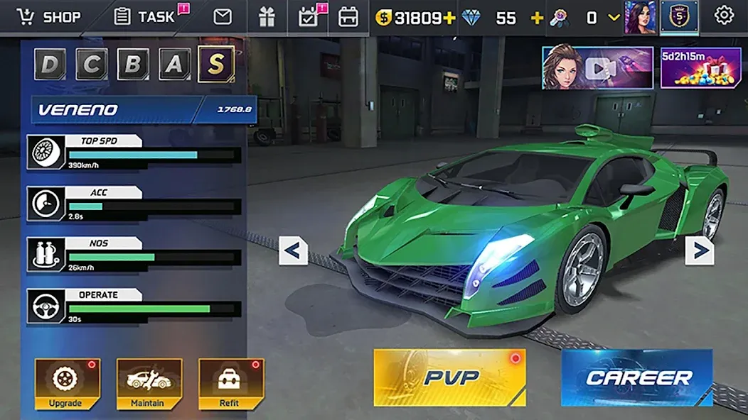 Скачать мод Street Racing HD — Безлимитные деньги и все машины открыты — скриншот 2