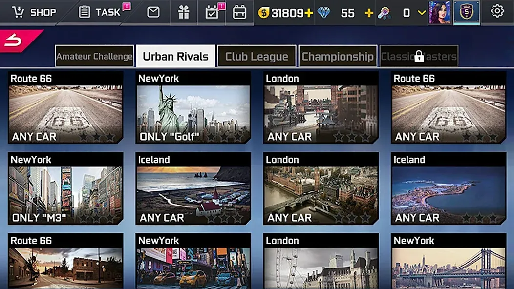 Скачать мод Street Racing HD — Безлимитные деньги и все машины открыты — скриншот 5