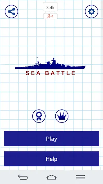 Battle at Sea (Мод: Безлимитные ресурсы и мощный флот) — скачать на Андроид — скриншот 1 Battle at Sea (Мод: Безлимитные ресурсы и мощный флот) — скачать на Андроид — скриншот 1