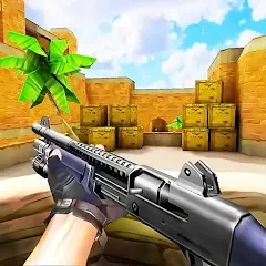 Gun Strike: FPS Shooter Game — взломанная версия, Безлимитные деньги и патроны