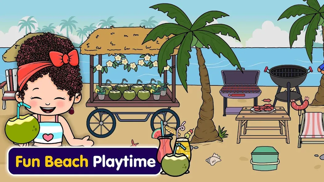 Скачать Tizi Town - My Hotel Games бесплатно — Открыты все номера и бесконечные деньги — скриншот 5