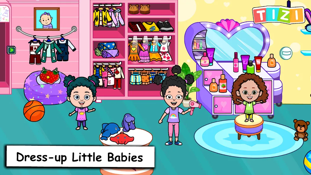 My Tizi Town Daycare Baby Game MOD APK: Безлимитные монеты и все предметы — скриншот 4 My Tizi Town Daycare Baby Game MOD APK: Безлимитные монеты и все предметы — скриншот 4