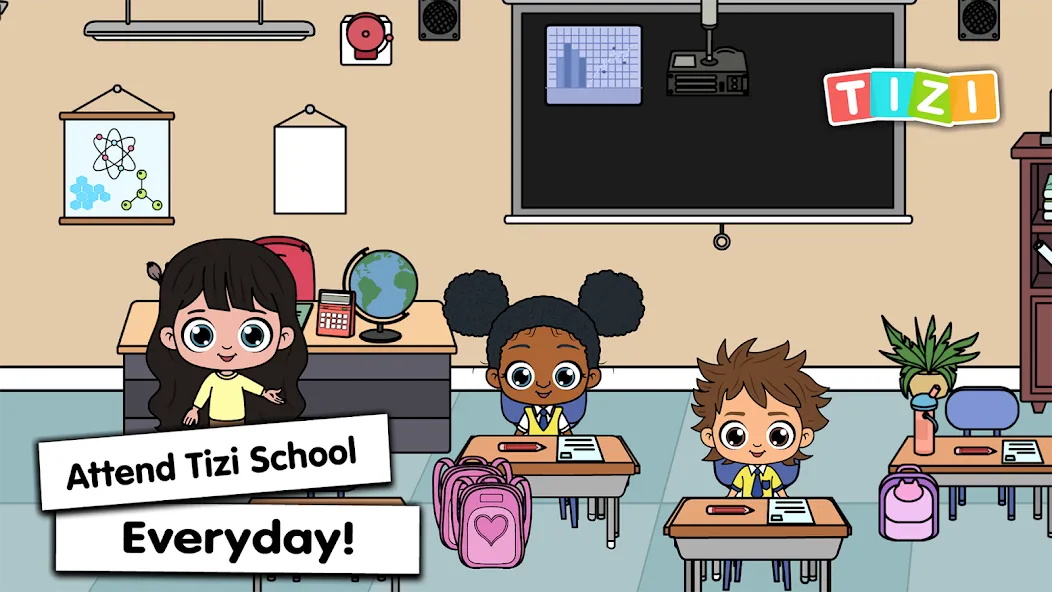 Tizi Town - My School Games MOD APK: Открыты все школьные локации — скриншот 2 Tizi Town - My School Games MOD APK: Открыты все школьные локации — скриншот 2