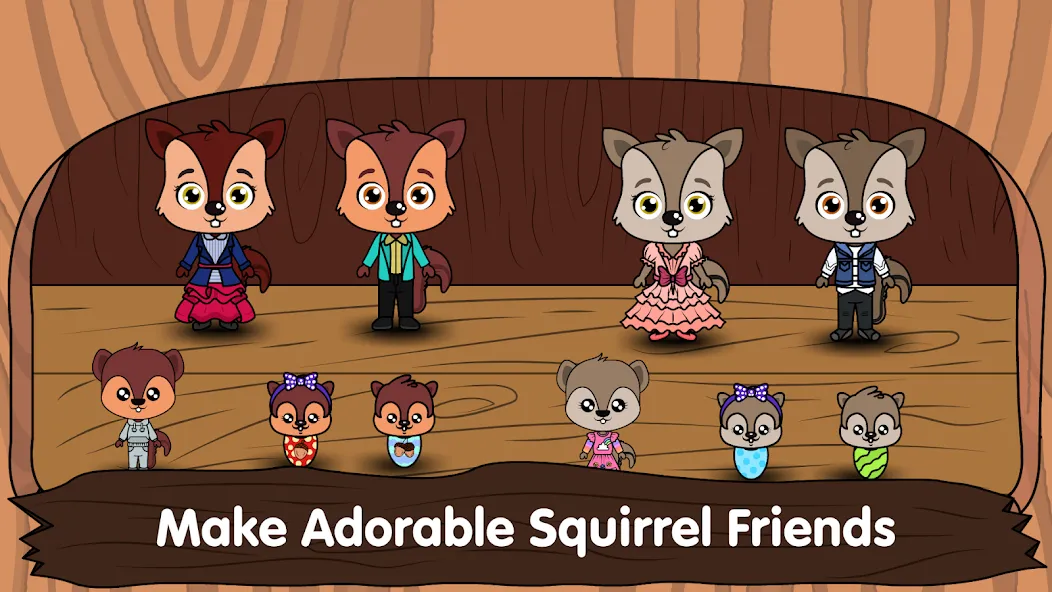 Animal Town - My Squirrel Home — взломанная версия, Безлимитные монеты и все предметы — скриншот 3 Animal Town - My Squirrel Home — взломанная версия, Безлимитные монеты и все предметы — скриншот 3