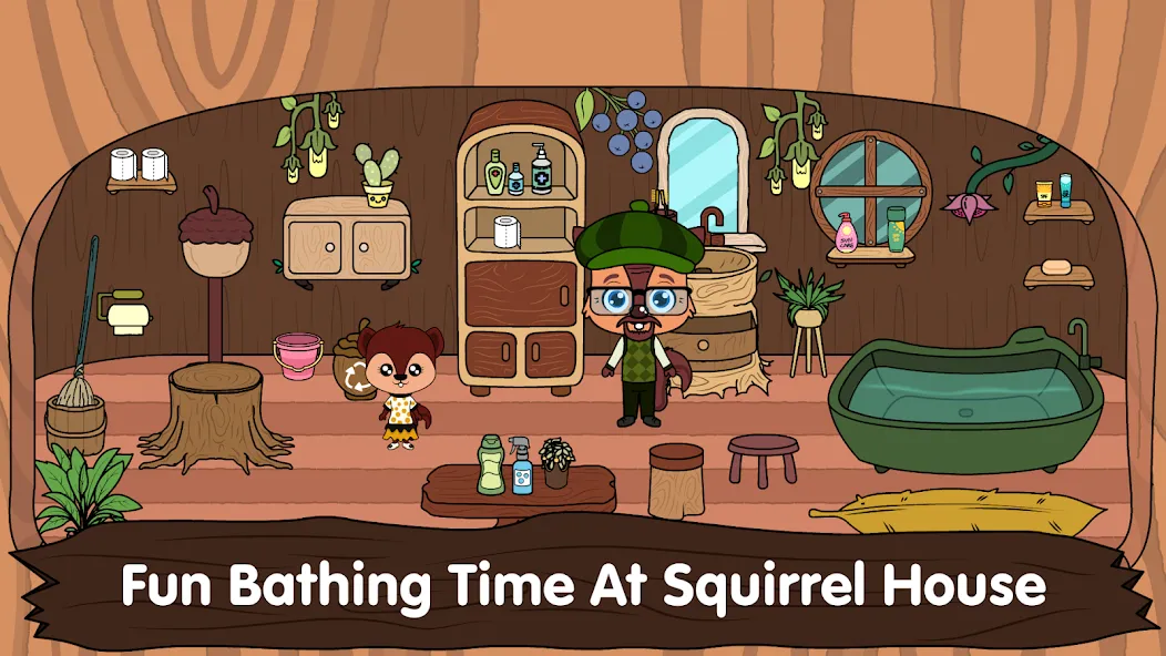 Animal Town - My Squirrel Home — взломанная версия, Безлимитные монеты и все предметы — скриншот 4 Animal Town - My Squirrel Home — взломанная версия, Безлимитные монеты и все предметы — скриншот 4