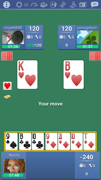 Мод Thousand 1000 Online card game — Много монет и бонусов, скачать APK — скриншот 5