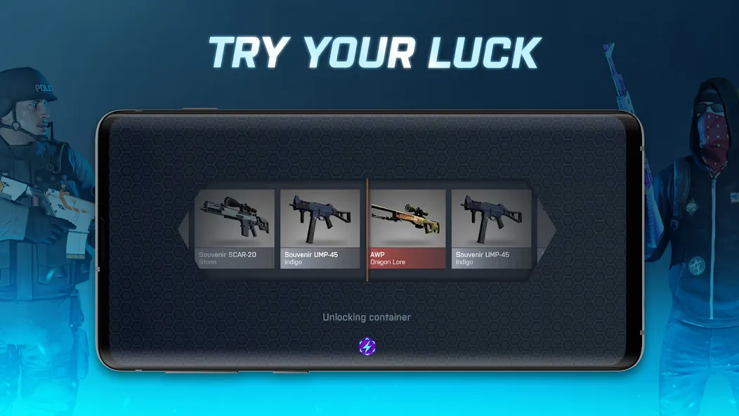 Case Opener - skins simulator мод на Андроид: Много монет и все скины — скриншот 3 Case Opener - skins simulator мод на Андроид: Много монет и все скины — скриншот 3